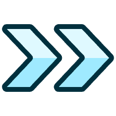 Arrow Double Right Icon from Ultimate Duotone Set