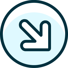 Arrow Thick Circle Bottom Right Corner 2 Icon from Ultimate Duotone Set