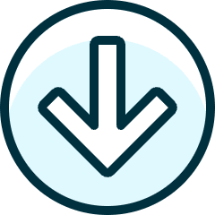 Arrow Thick Circle Down 1 Icon from Ultimate Duotone Set