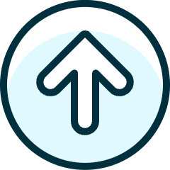 Arrow Thick Circle Up 2 Icon from Ultimate Duotone Set