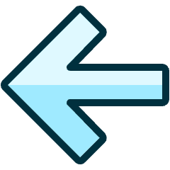 Arrow Thick Left 1 Icon from Ultimate Duotone Set