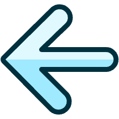 Arrow Thick Left 2 Icon from Ultimate Duotone Set