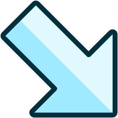 Arrow Thick Right Bottom Corner Icon from Ultimate Duotone Set