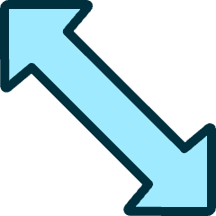 Diagram Arrow Diagonal Icon from Ultimate Duotone Set