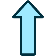 Diagram Arrow Up Icon from Ultimate Duotone Set