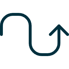 Diagram Curve Rise Icon from Ultimate Duotone Set