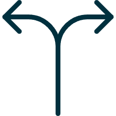 Diagram Split Vertical Icon from Ultimate Duotone Set