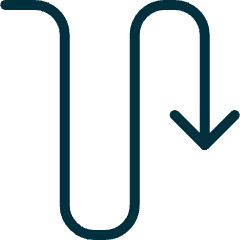 Diagram Wave Down Icon from Ultimate Duotone Set