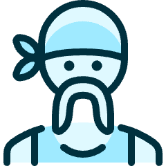 Famous People Man Hulk Hogan Icon from Ultimate Duotone Set