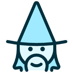 Famous People Man Merlin 2 Icon from Ultimate Duotone Set