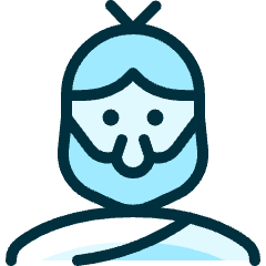 History Man Caveman Icon from Ultimate Duotone Set