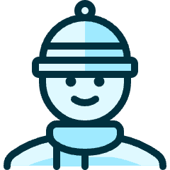 People Man Beanie 1 Icon from Ultimate Duotone Set