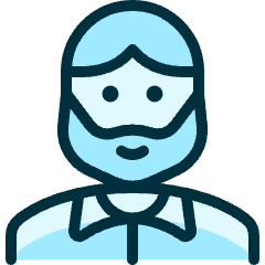 People Man Beard 2 Icon from Ultimate Duotone Set