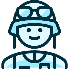 Army Man Icon from Ultimate Duotone Set