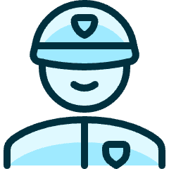 Police Man 3 Icon from Ultimate Duotone Set