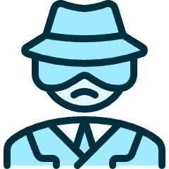 Police Man Spy 1 Icon from Ultimate Duotone Set