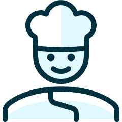 Professions Man Chef 3 Icon from Ultimate Duotone Set