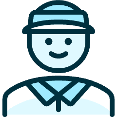 Professions Man Clerk Icon from Ultimate Duotone Set