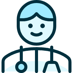 Professions Man Doctor 2 Icon from Ultimate Duotone Set