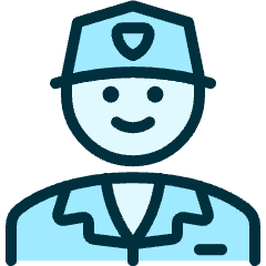 Professions Man Post Icon from Ultimate Duotone Set