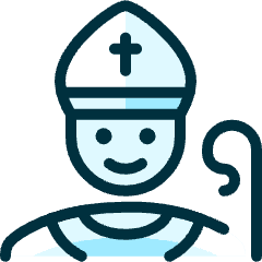 Religion Man Christian 1 Icon from Ultimate Duotone Set