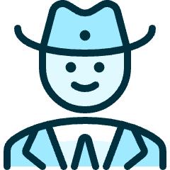 Vintage Man 2 Icon from Ultimate Duotone Set