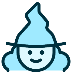 Famous People Witch Icon from Ultimate Duotone Set