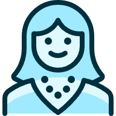 People Woman 2 Icon from Ultimate Duotone Set