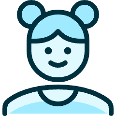 People Woman 3 Icon from Ultimate Duotone Set