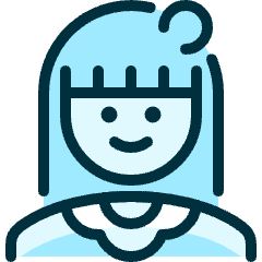 People Woman 8 Icon from Ultimate Duotone Set