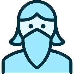 Crime Woman Riot Icon from Ultimate Duotone Set
