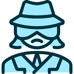 Police Woman Spy 2 Icon from Ultimate Duotone Set