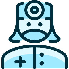 Professions Woman Doctor 1 Icon from Ultimate Duotone Set