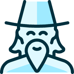 Famous People Man Merlin 1_1 Icon from Ultimate Duotone Set