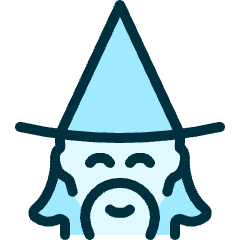 Famous People Man Merlin 2_1 Icon from Ultimate Duotone Set