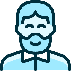 People Man Beard 2_1 Icon from Ultimate Duotone Set