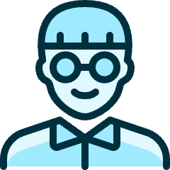 People Man Glasses 1_1 Icon from Ultimate Duotone Set
