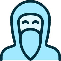 Crime Man Riot 1_1 Icon from Ultimate Duotone Set