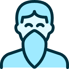 Crime Man Riot 2_1 Icon from Ultimate Duotone Set