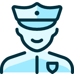 Police Man 1_1 Icon from Ultimate Duotone Set