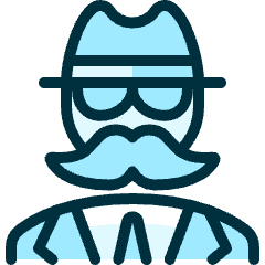 Police Man Spy 2_1 Icon from Ultimate Duotone Set