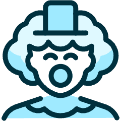 Professions Man Clown_1 Icon from Ultimate Duotone Set