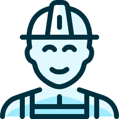 Professions Man Construction 1_1 Icon from Ultimate Duotone Set