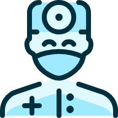 Professions Man Doctor 1_1 Icon from Ultimate Duotone Set