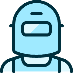 Professions Man Welder_1 Icon from Ultimate Duotone Set