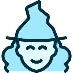 History Woman Witch Icon from Ultimate Duotone Set