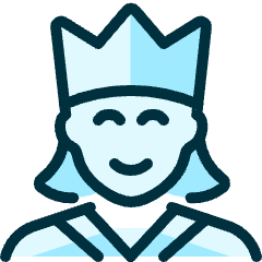 History Woman Queen_1 Icon from Ultimate Duotone Set