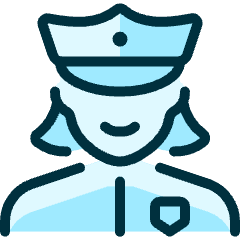 Police Woman 4_1 Icon from Ultimate Duotone Set