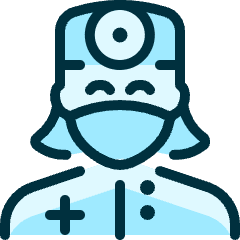 Professions Woman Doctor 1_1 Icon from Ultimate Duotone Set