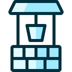 Architecture Well Icon from Ultimate Duotone Set